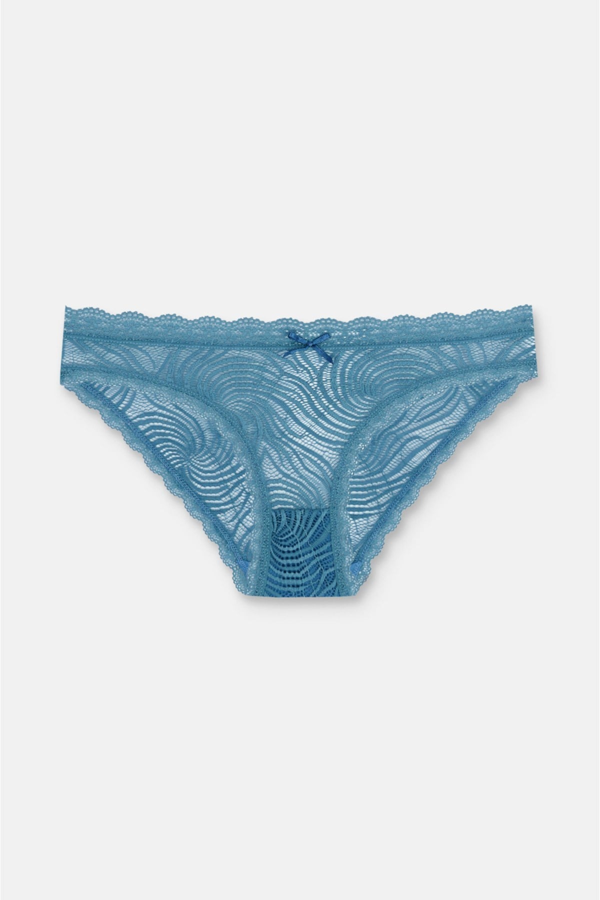3'lü Dantelli Normal Bel Slip Külot