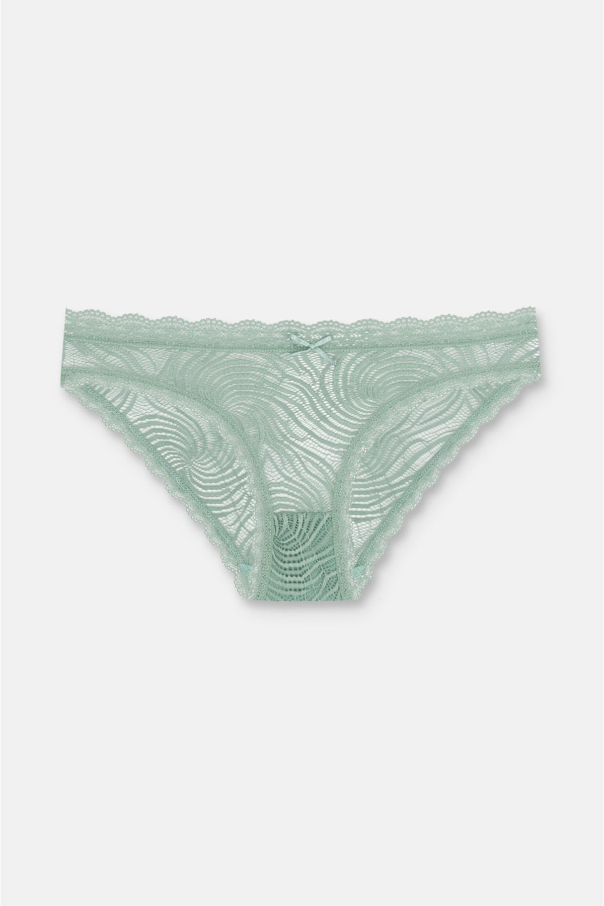 3'lü Dantelli Normal Bel Slip Külot