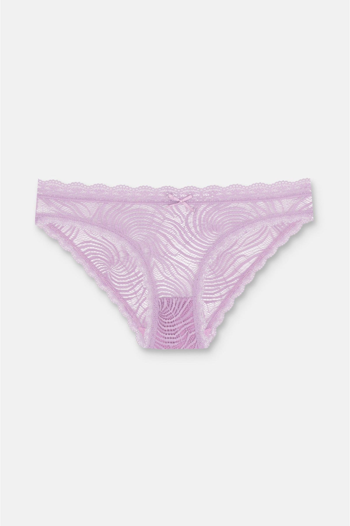 3'lü Dantelli Normal Bel Slip Külot
