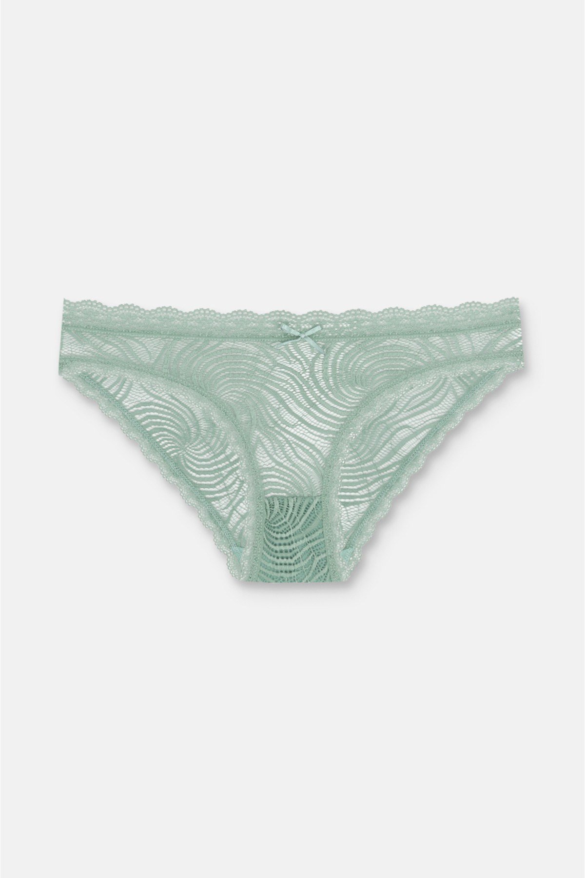 3'lü Dantelli Normal Bel Slip Külot