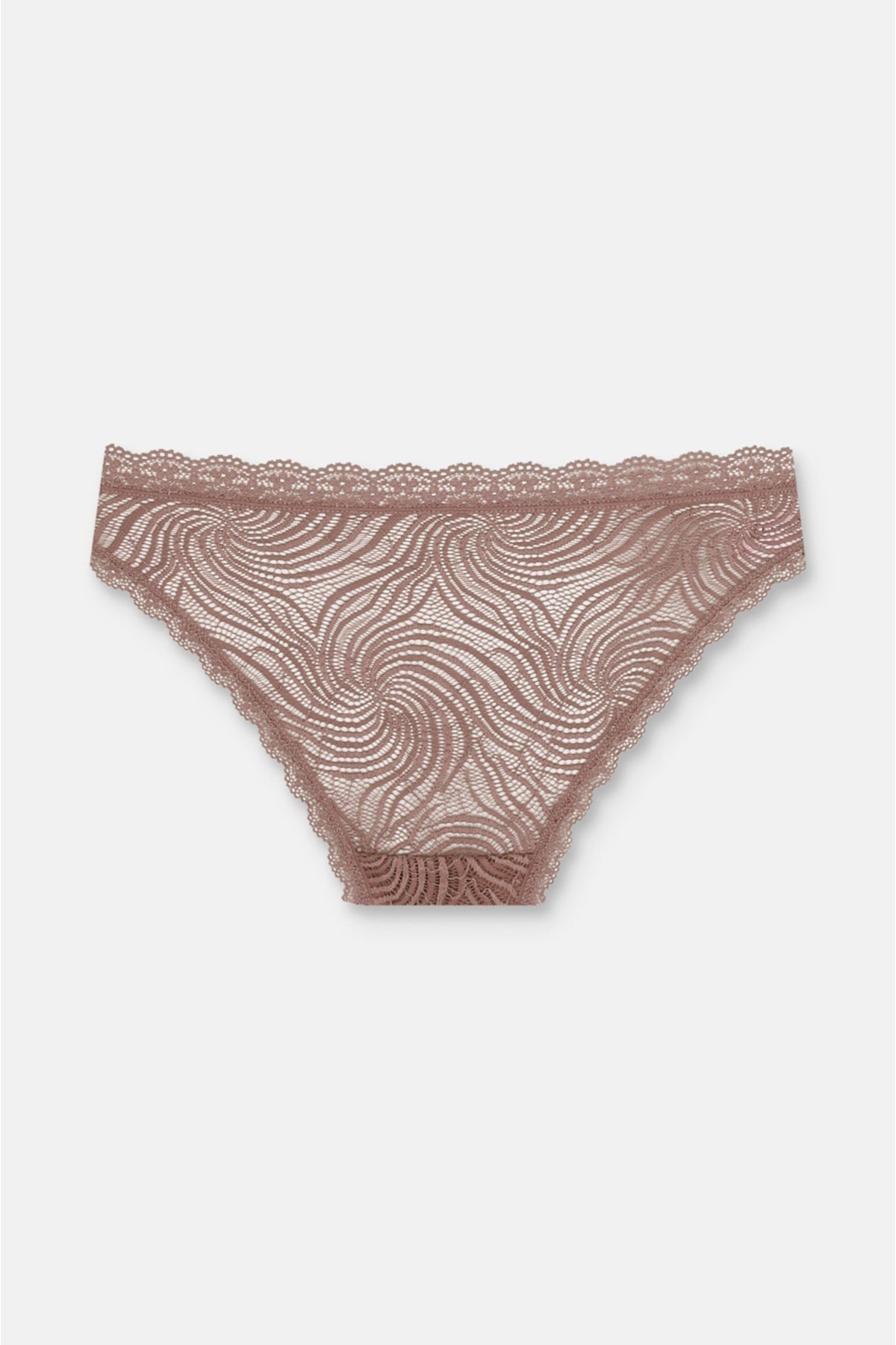 3'lü Dantelli Normal Bel Slip Külot