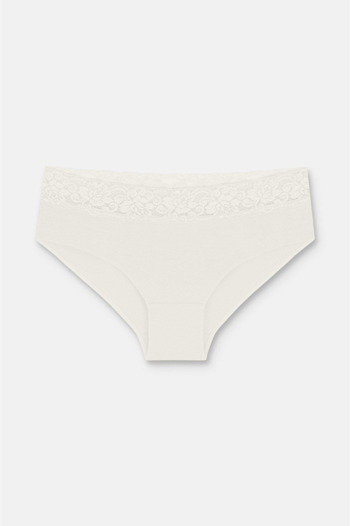 3'lü Pamuklu Dantelli Normal Bel Hipster Brazilian Külot