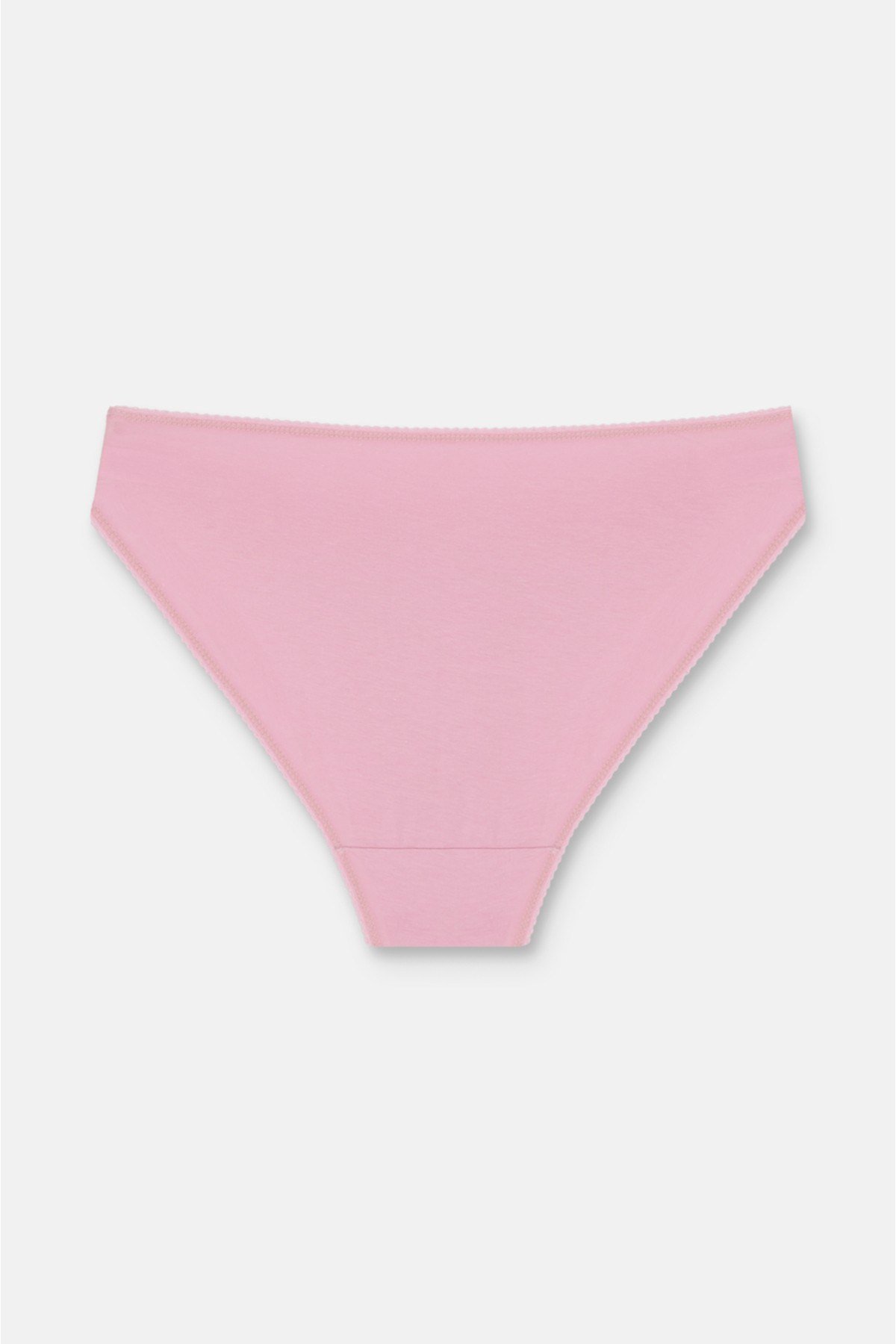 3'lü Pamuklu Dantelli Normal Bel Slip Külot