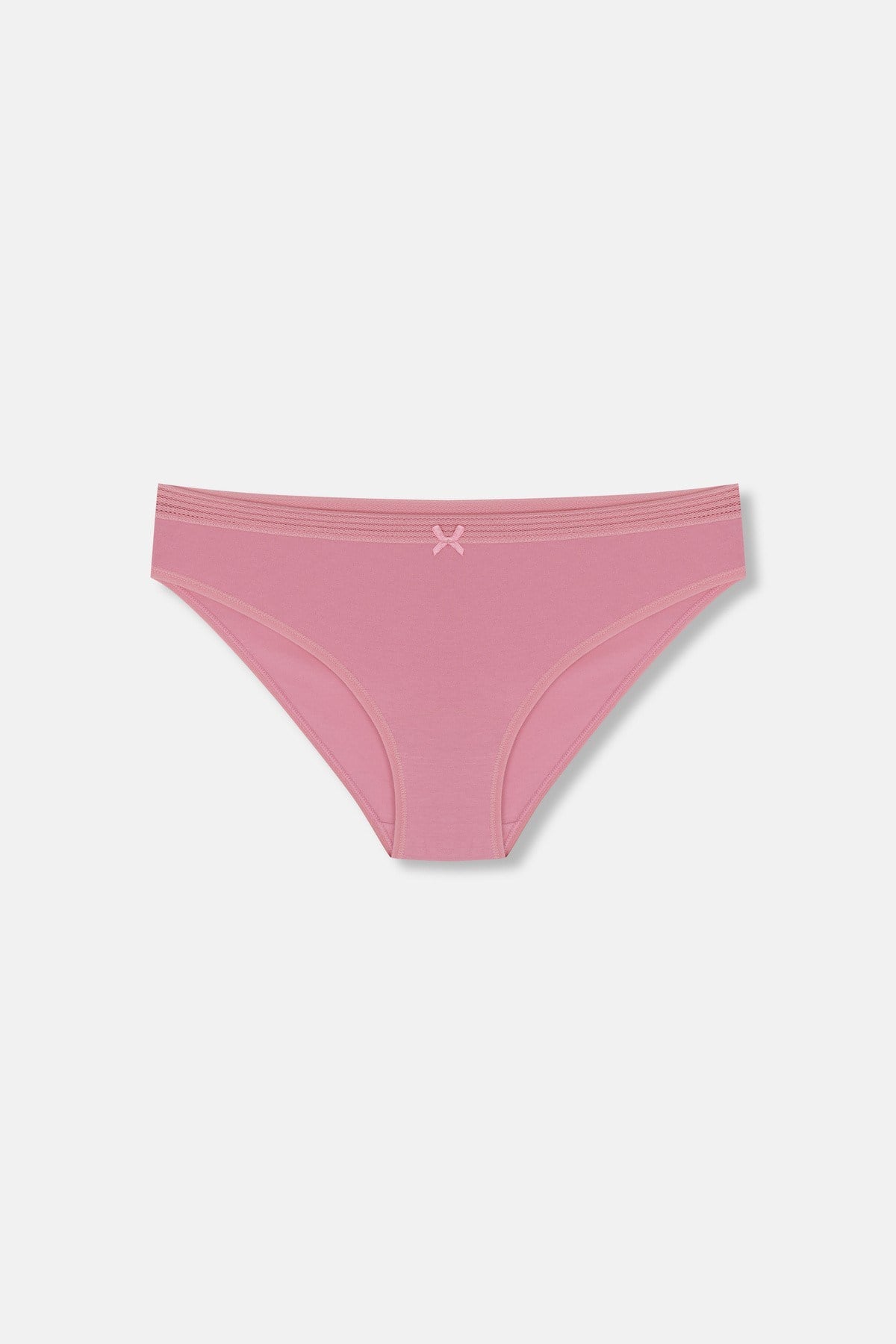 3'lü Pamuklu Dantelli Slip Külot