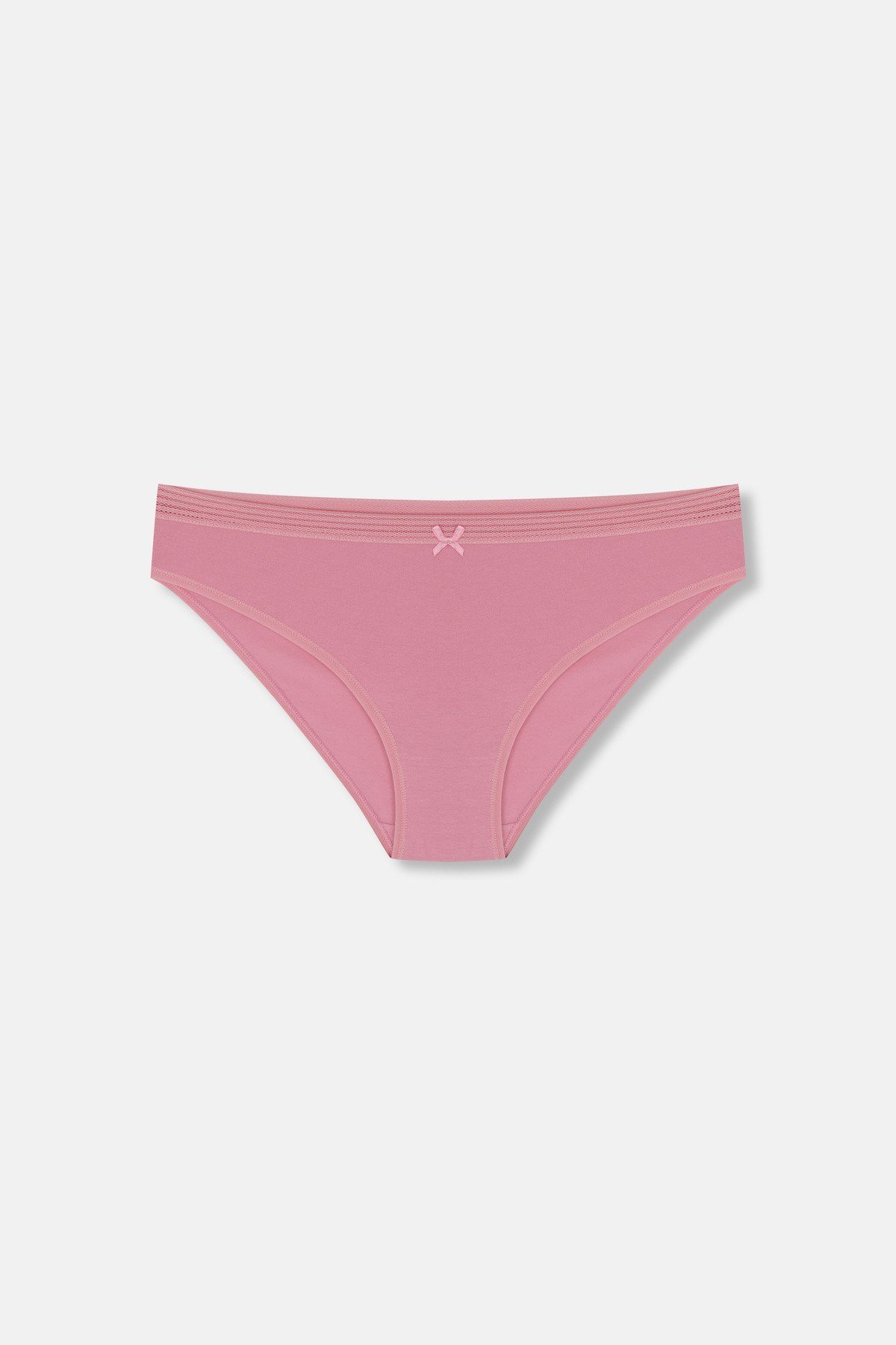 3'lü Pamuklu Dantelli Slip Külot