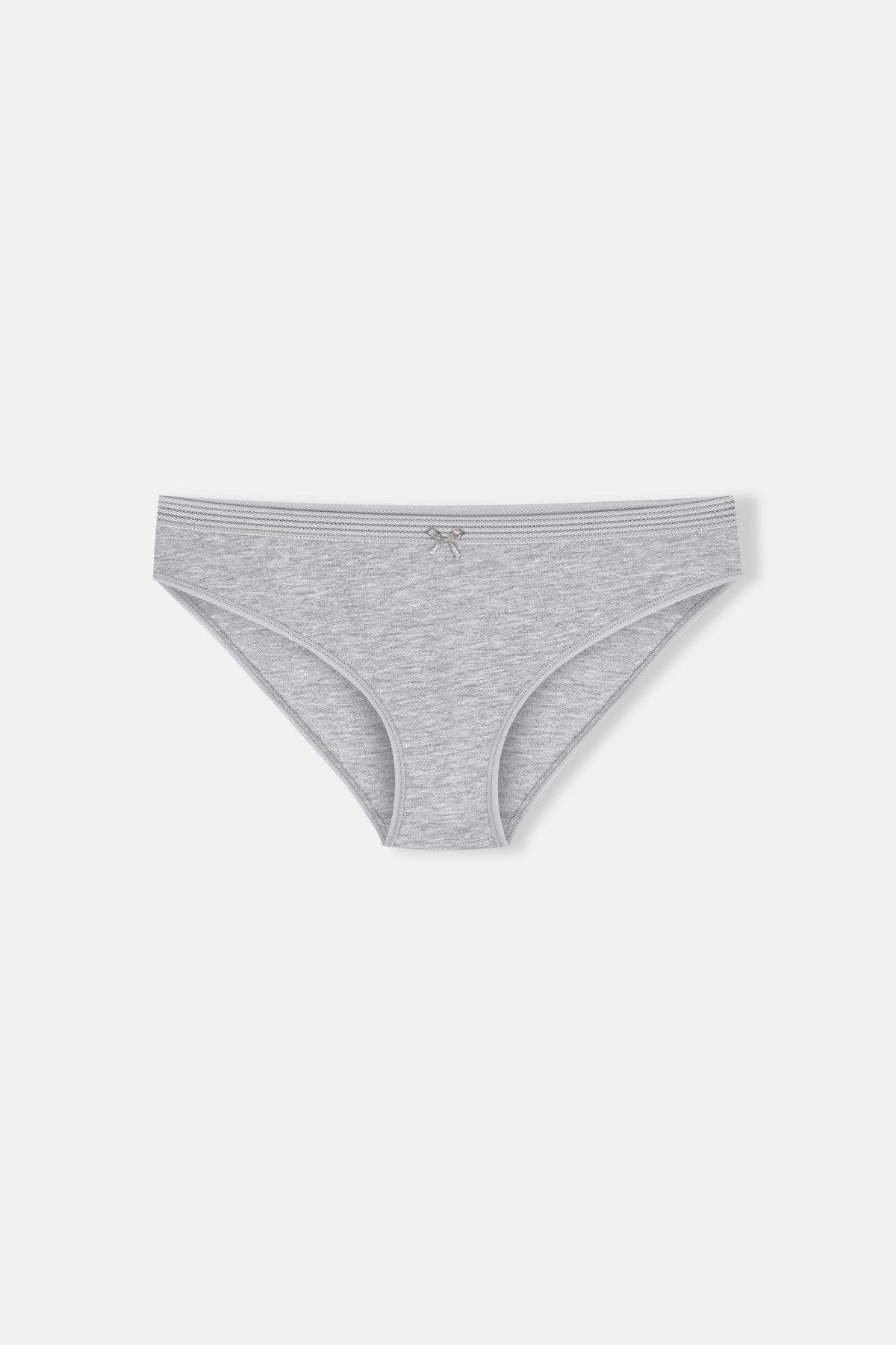 3'lü Pamuklu Dantelli Slip Külot