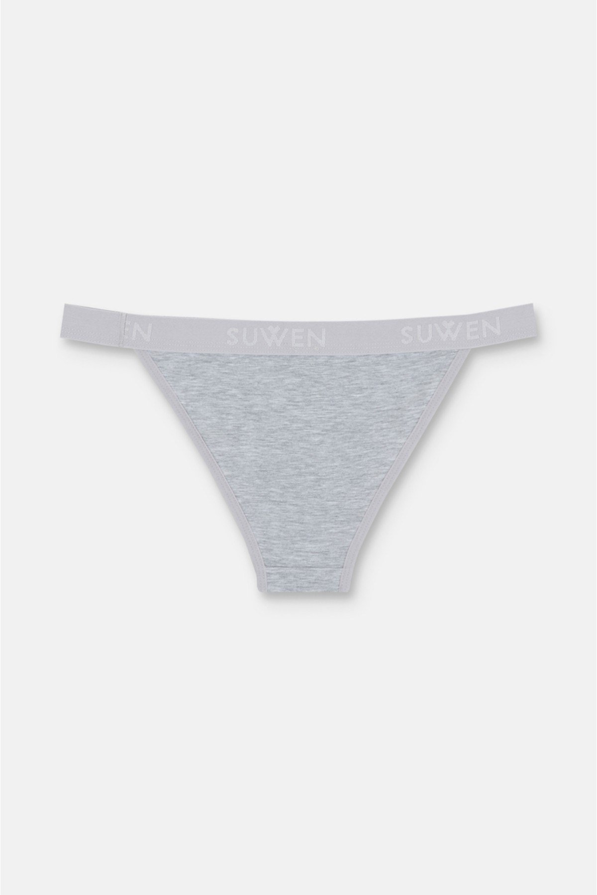3'lü Pamuklu Lastikli Normal Bel Slip Külot