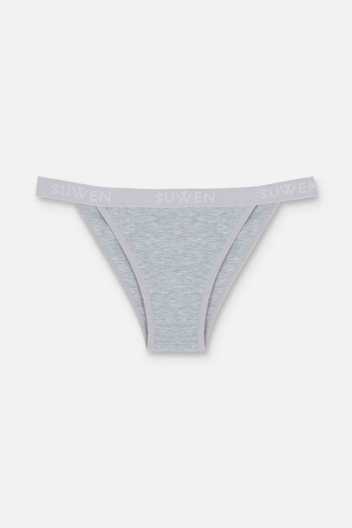3'lü Pamuklu Lastikli Normal Bel Slip Külot