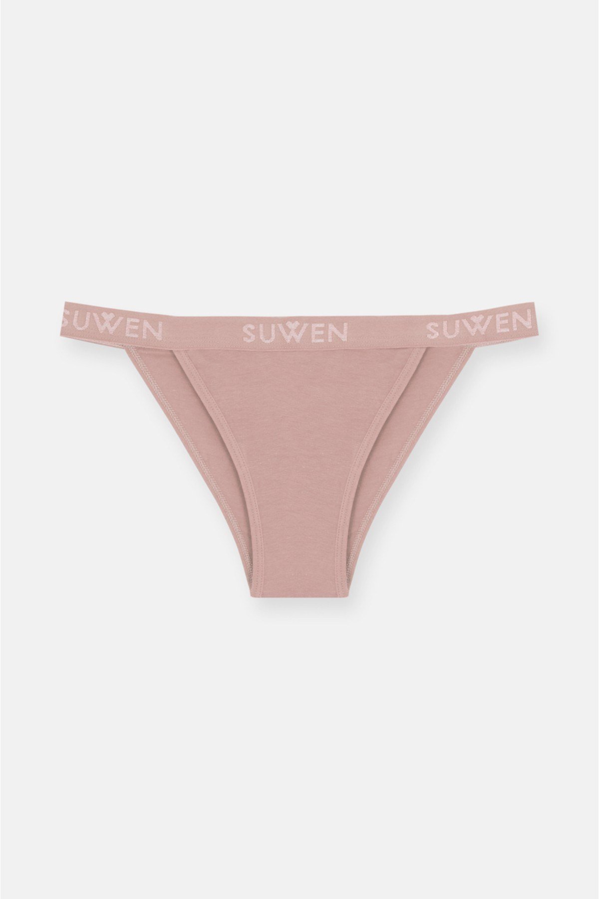 3'lü Pamuklu Lastikli Normal Bel Slip Külot
