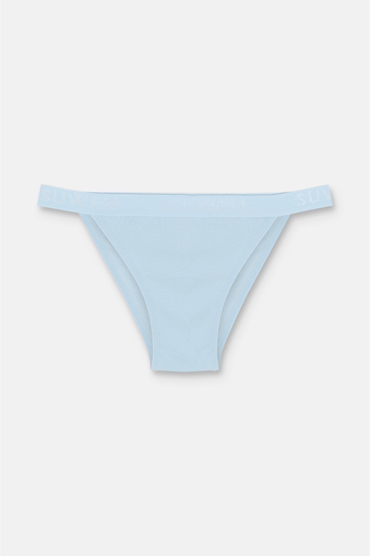 3'lü Pamuklu Lastikli Normal Bel Slip Külot