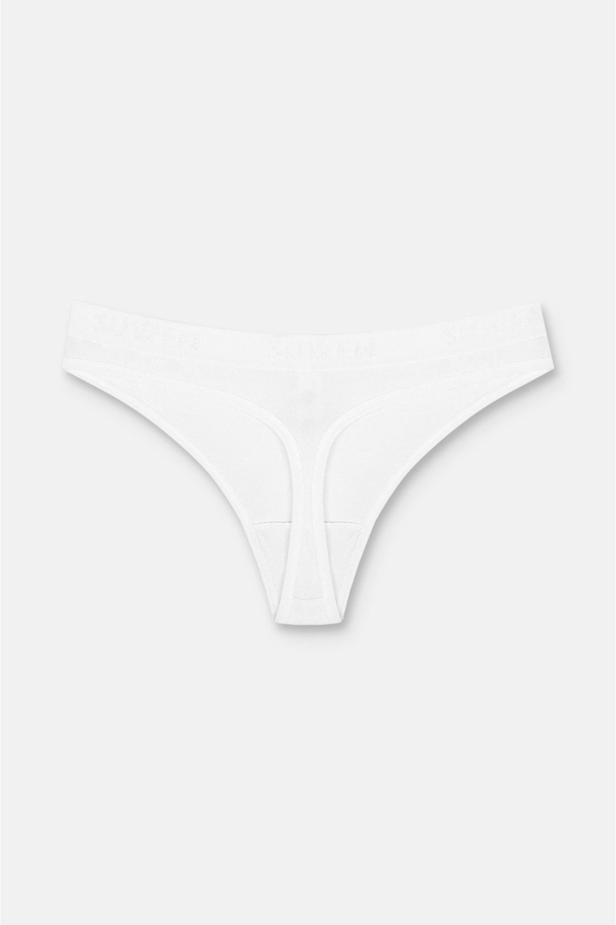 3'lü Pamuklu Lastikli Normal Bel String Külot