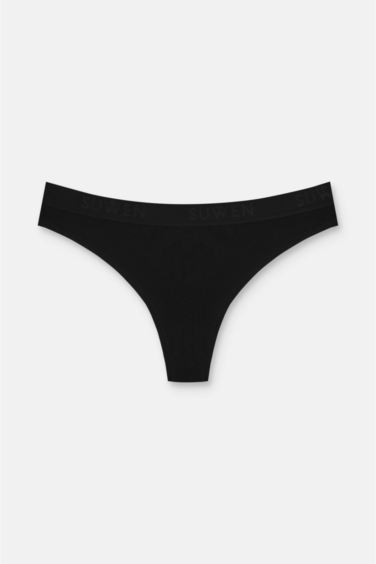 3'lü Pamuklu Lastikli Normal Bel String Külot