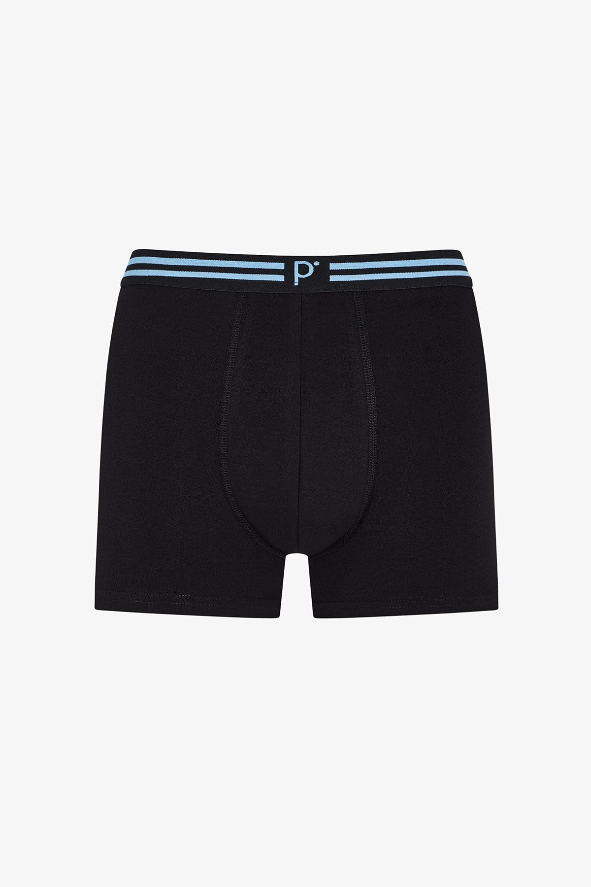 Erkek Renkli Solid Black Çoklu Boxer
