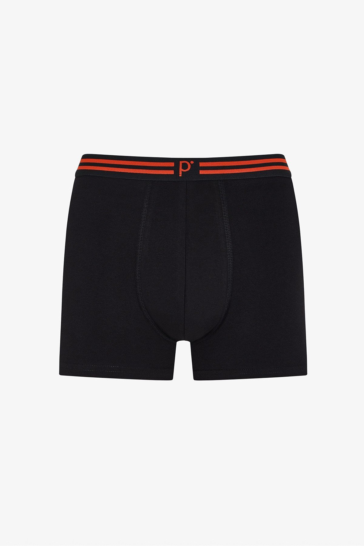 Erkek Renkli Solid Black Çoklu Boxer