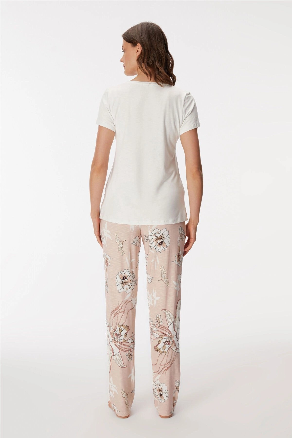 Anıl 11396  Kadın T-Shirt Ve Pantalon Takım