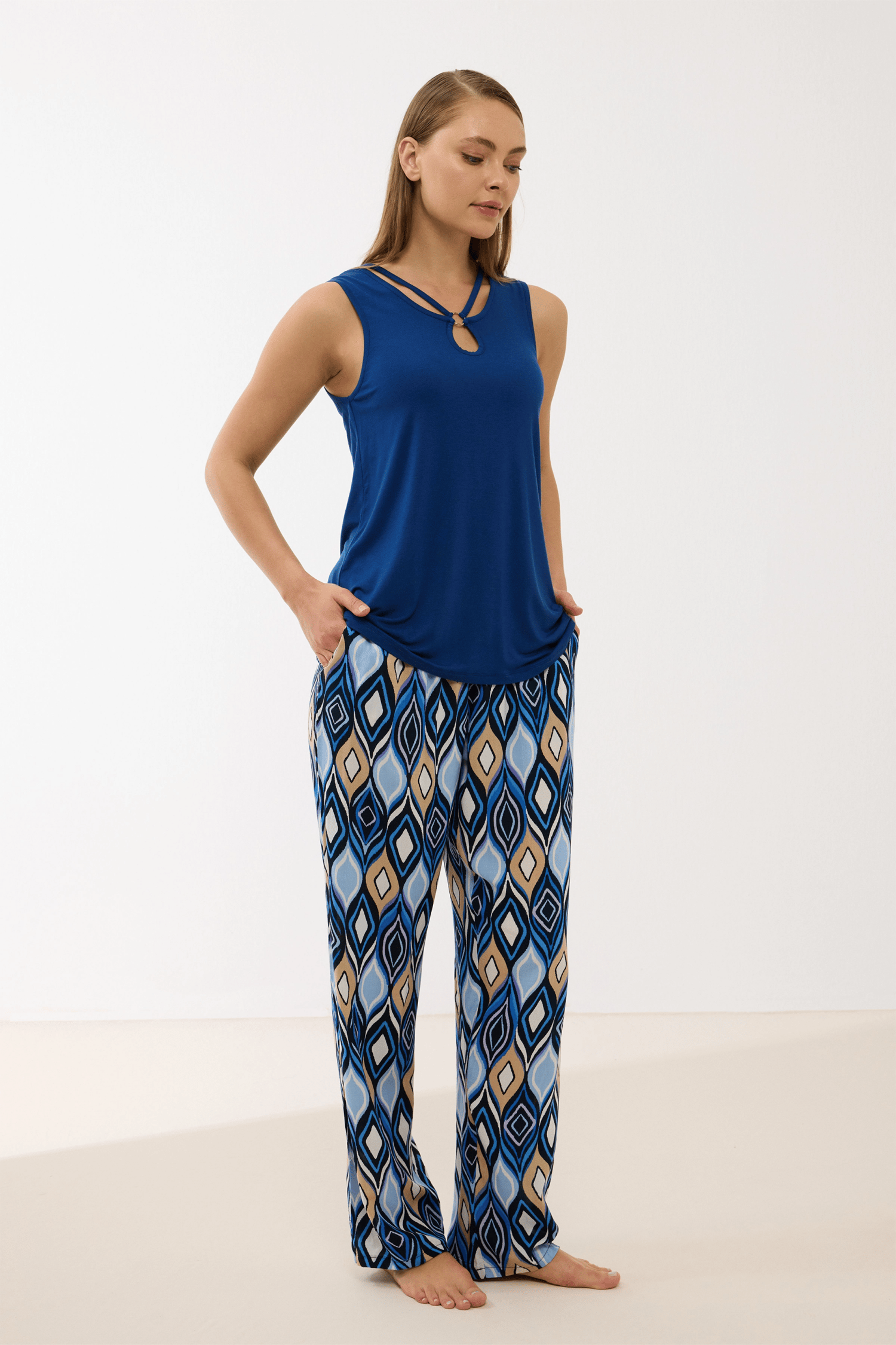 Anıl 11931 Kadın T-Shirt Ve Pantalon Takım
