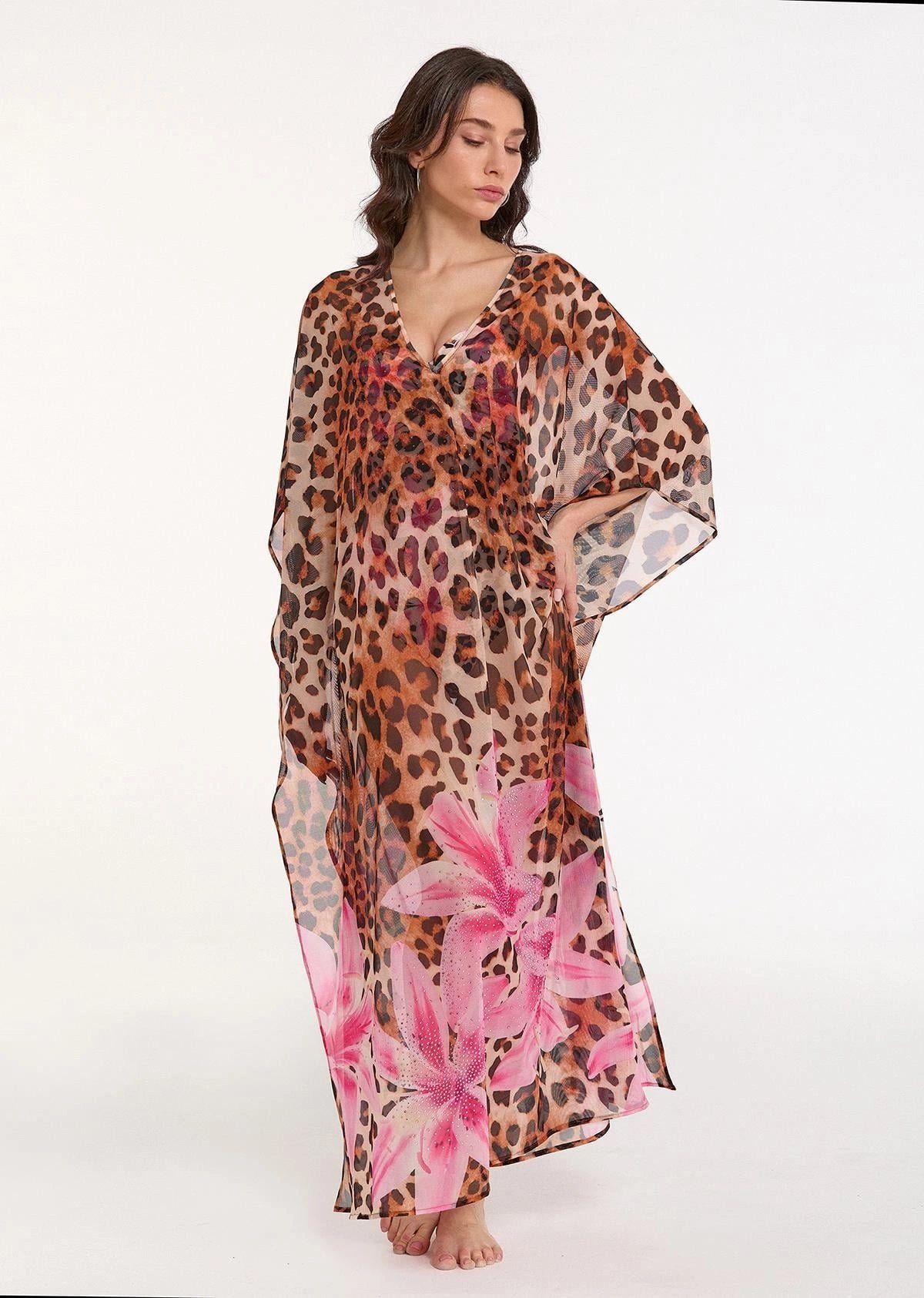 Argento 2083-3024 Kadın Uzun Kaftan