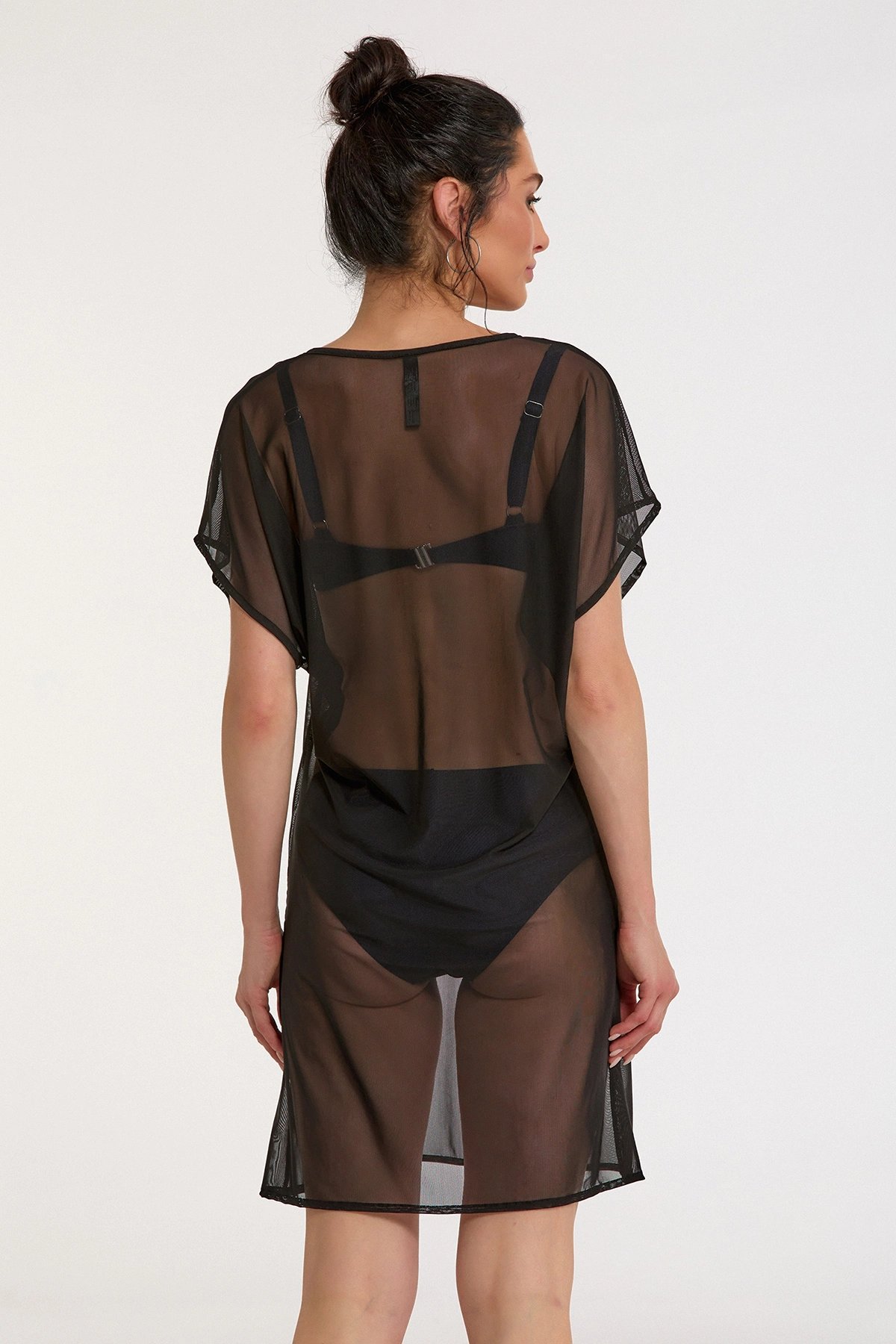 Argento 2095-3001 Kadın Aksesuarlı Kısa Kaftan