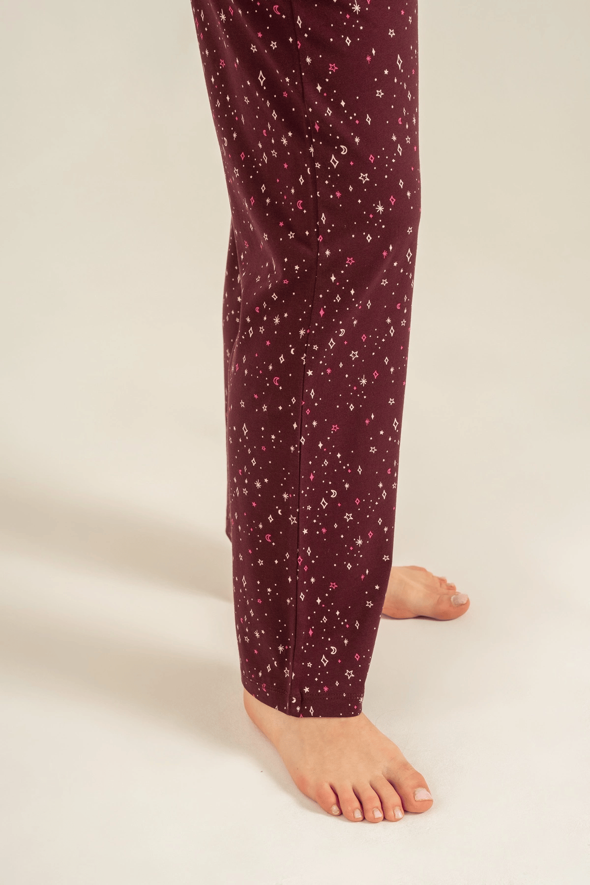 Arnetta  Ar3774-S  Kadın Uzun Kollu Pijama Takım