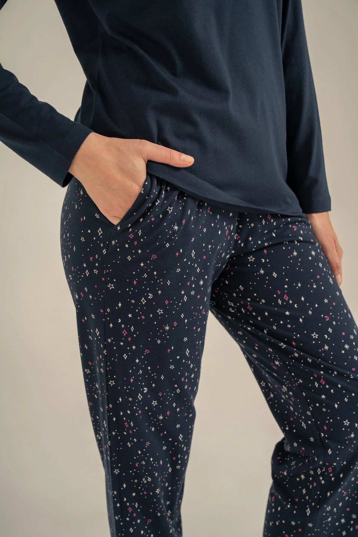 Arnetta  Ar3775-S  Kadın Uzun Kollu Pijama Takım