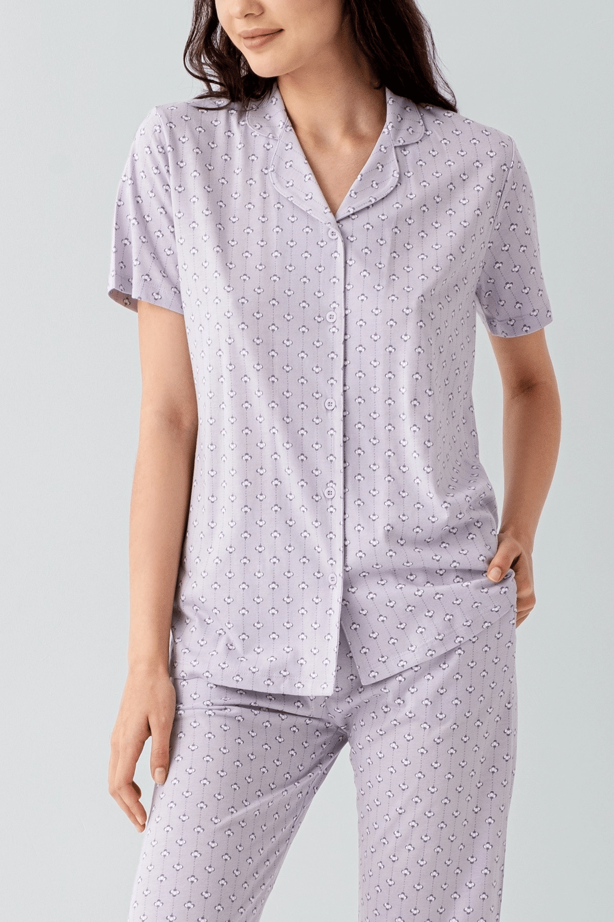 Arnetta 3552-S Kadın Gömlek Pijama Takım