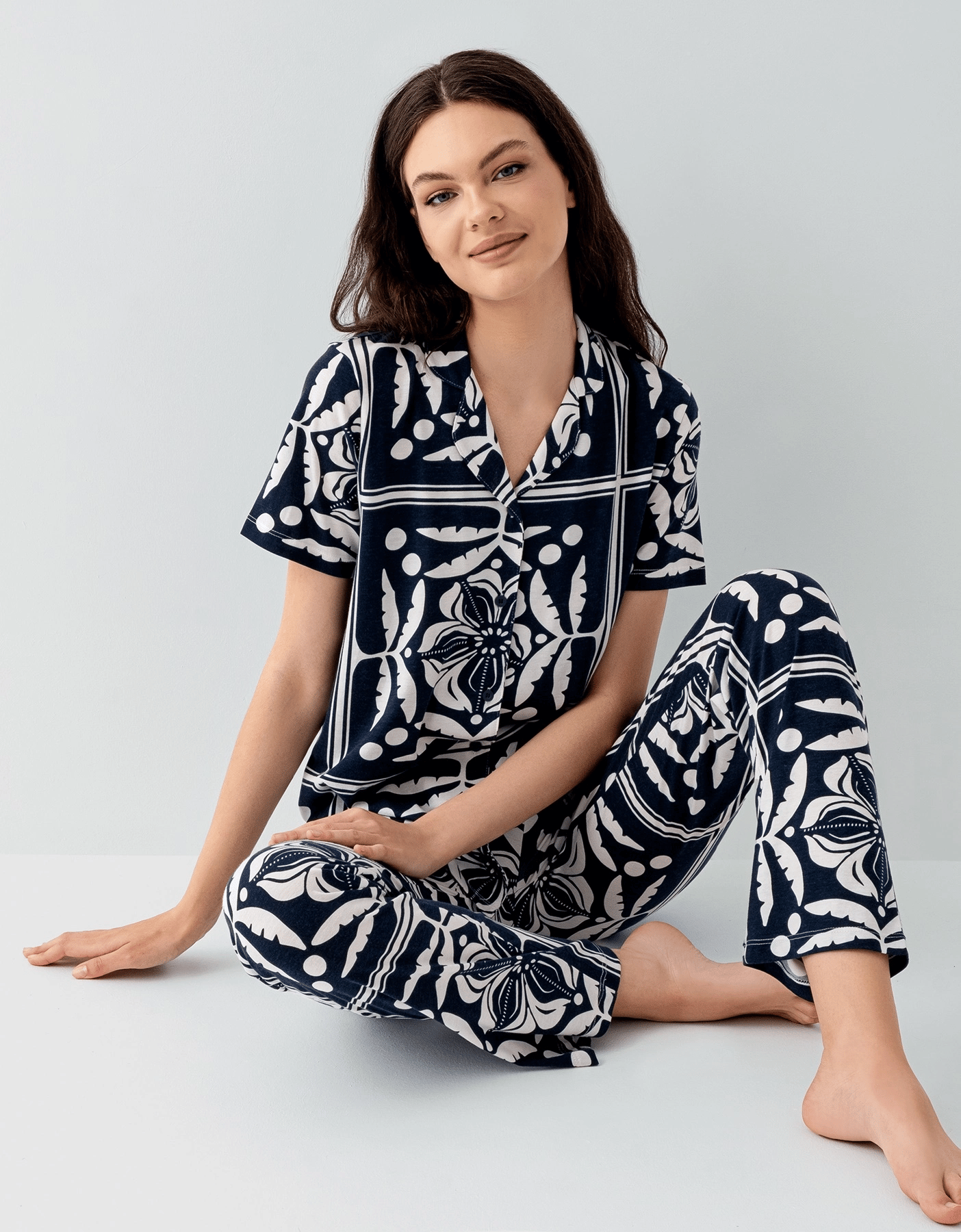 Arnetta 3567-S Kadın Gömlek Pijama Takım