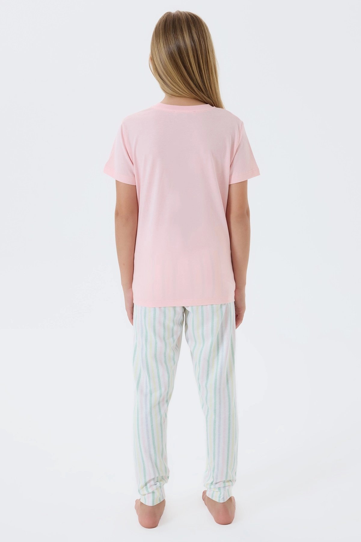 Arnetta 3571-G Kız Çocuk Kısa Kol Pijama Takımı