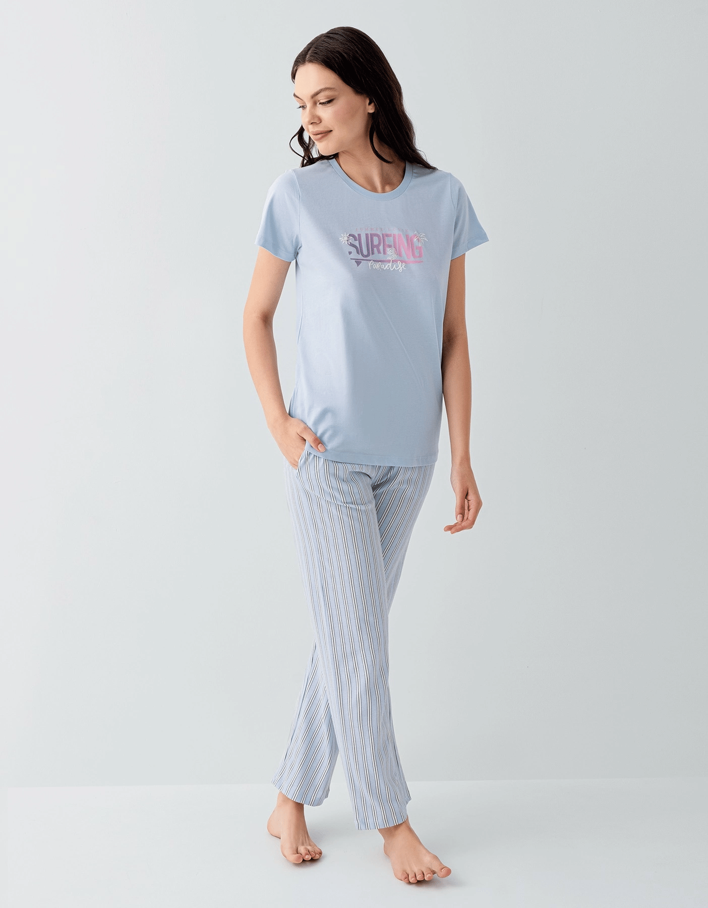 Arnetta 3598-S Kısa Kol Pijama Takımı