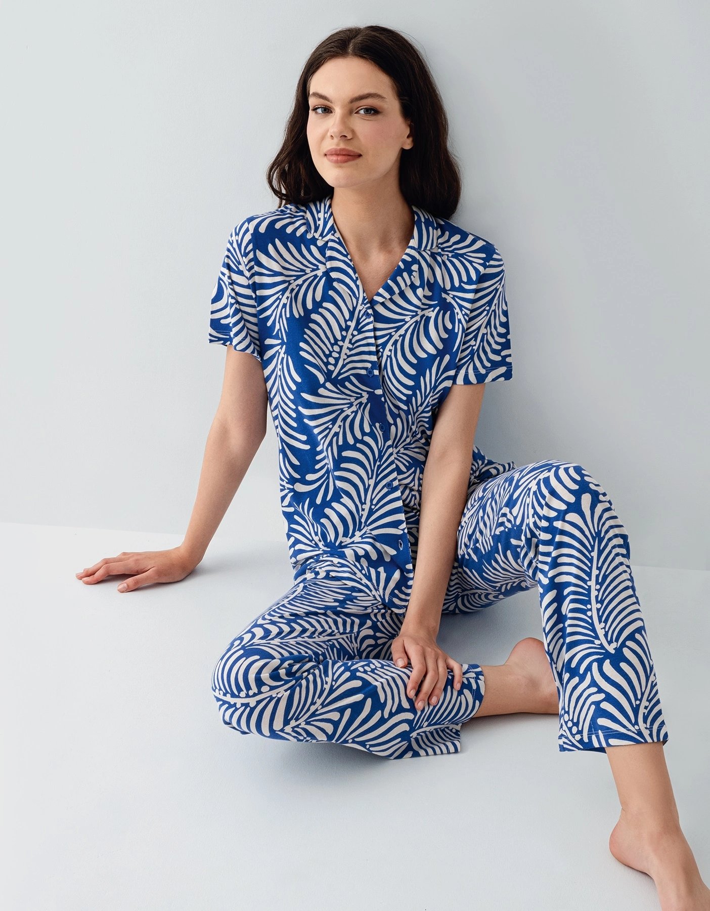 Arnetta 3607-S Kadın Gömlek Pijama Takım