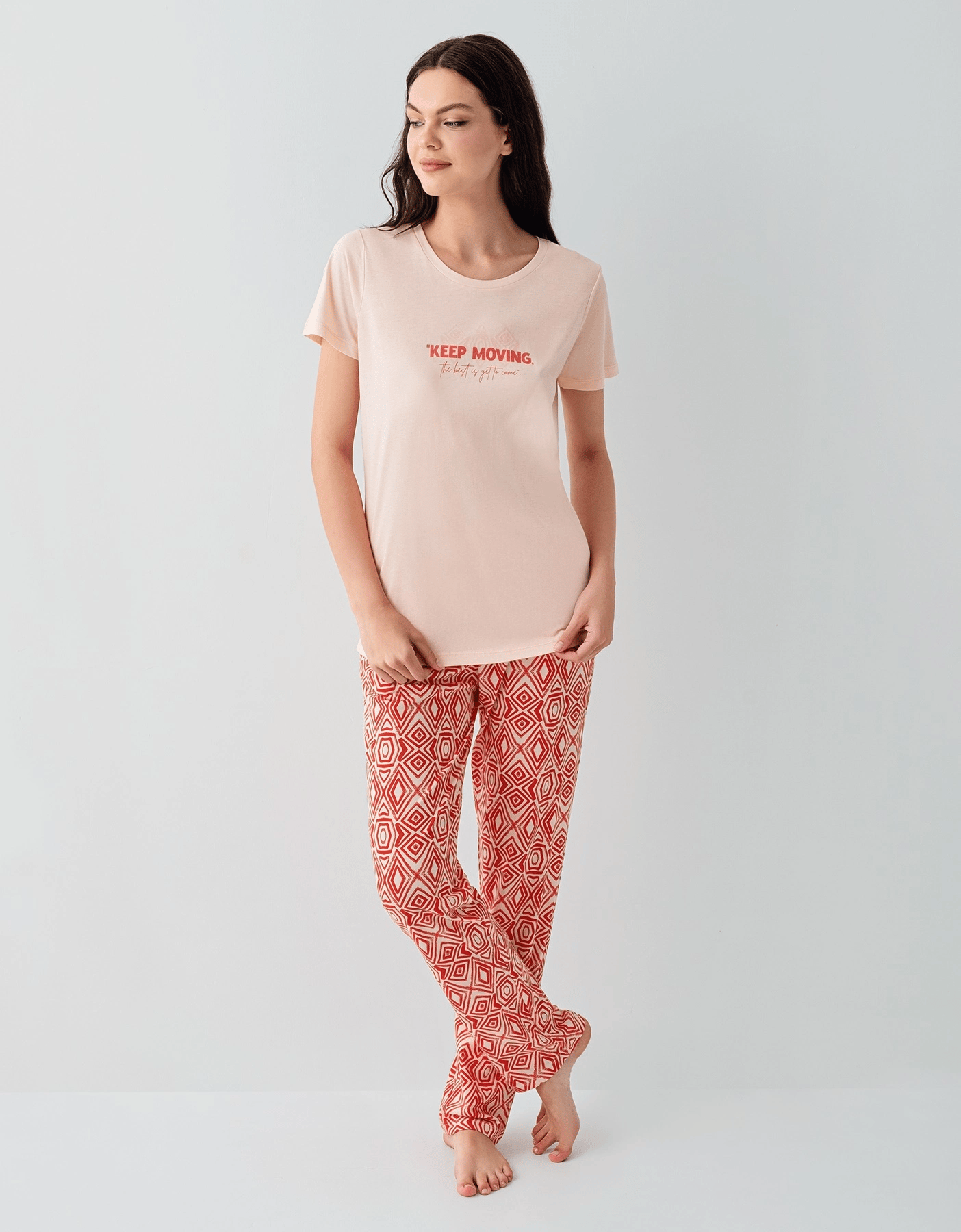Arnetta 3611-X Kadın Kısa Kol Pijama Takım