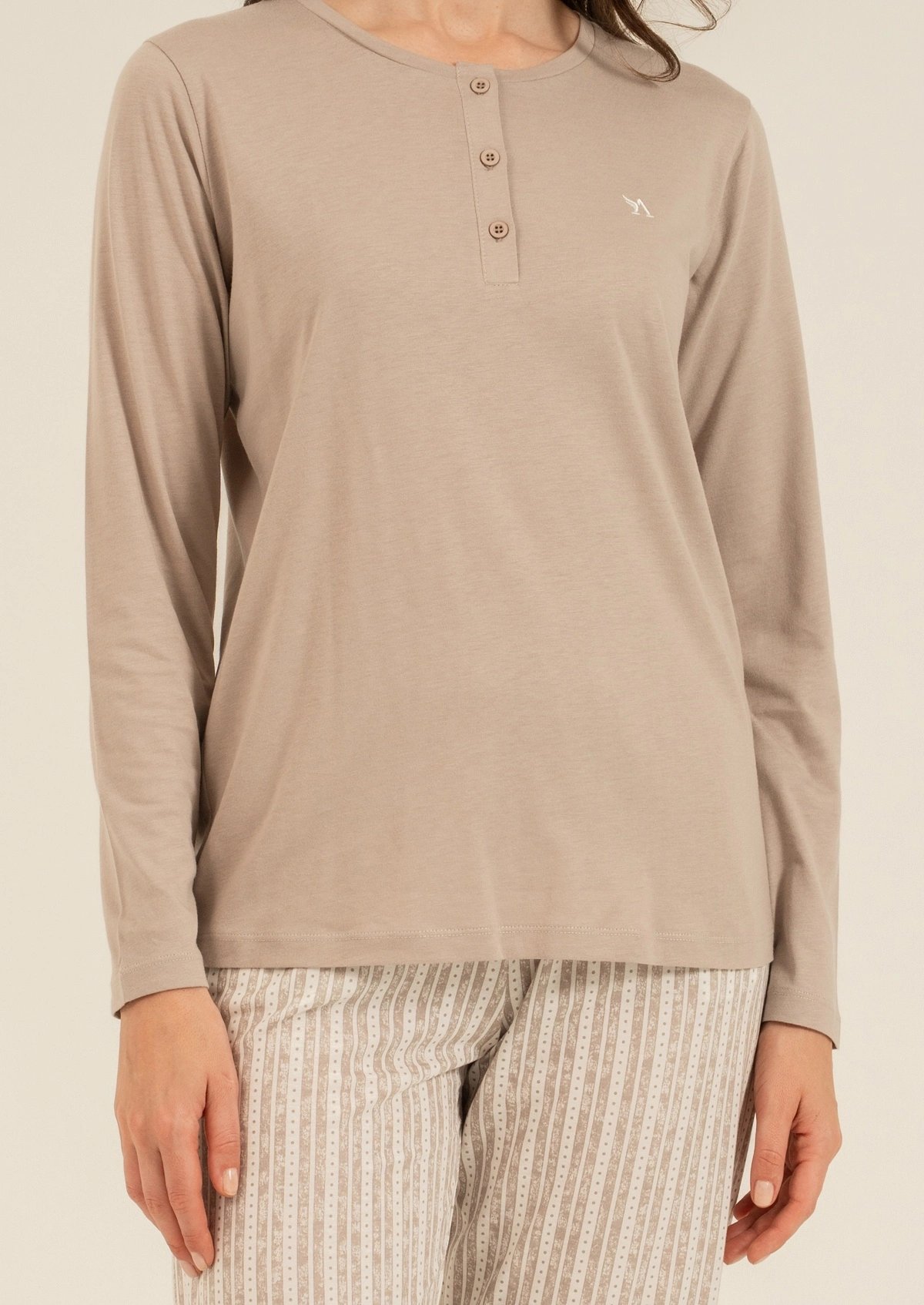 Arnetta 3779-S  Kadın Uzun Kollu Pijama Takım