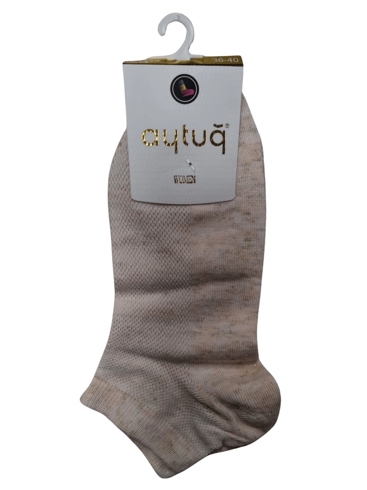Aytuğ 39204 Kadın Simli Pamuklu Patik Çorap