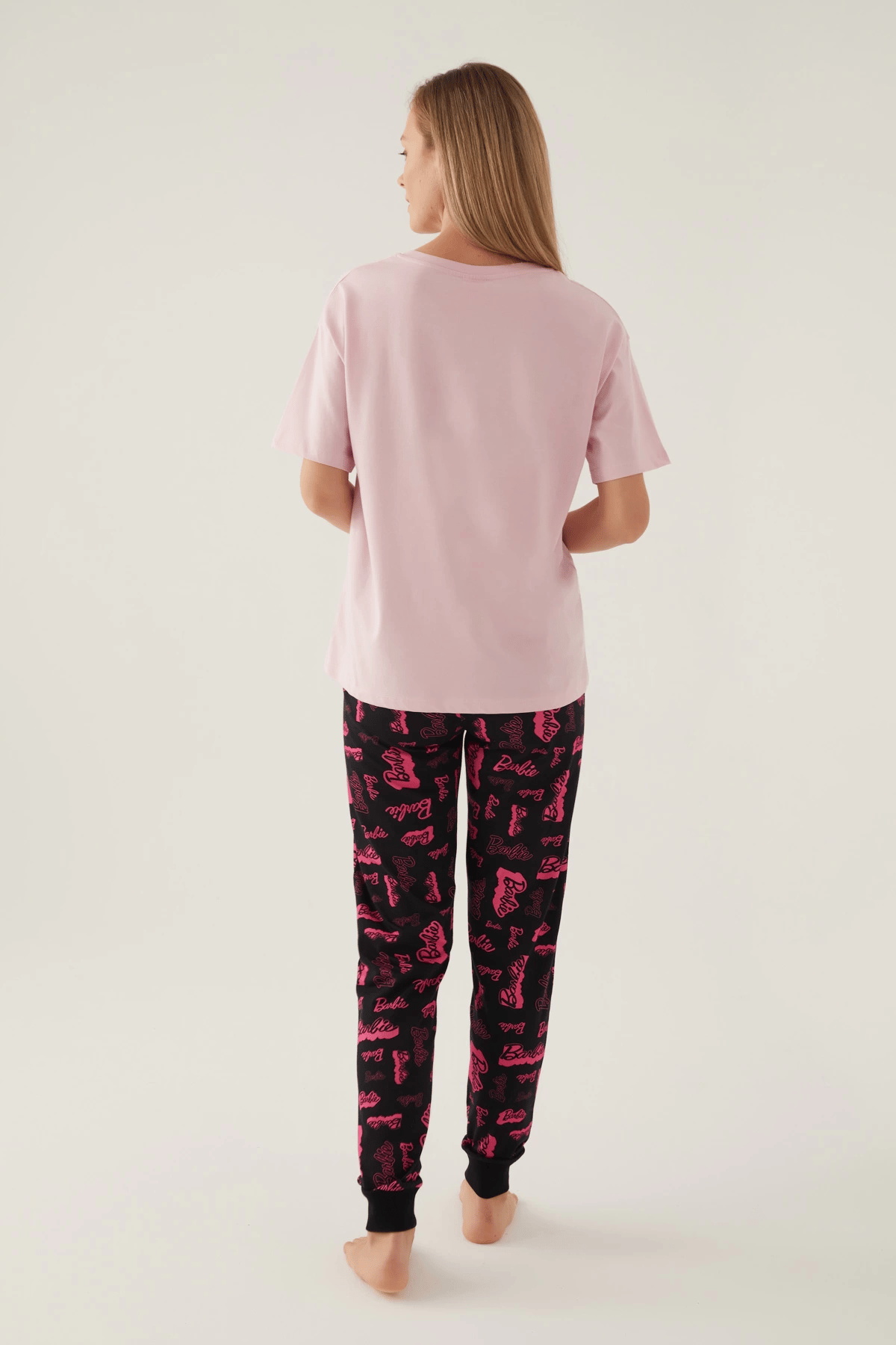 Barbie L1704-S Kadın Kısa Kol Pijama Takımı