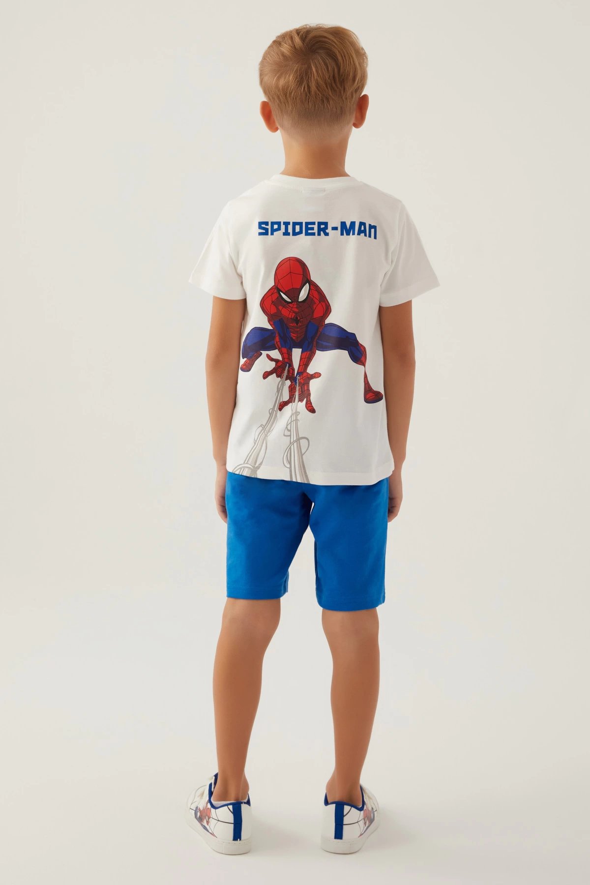 Disney 4878-3 Spider-Man Erkek Çocuk Şort Takım