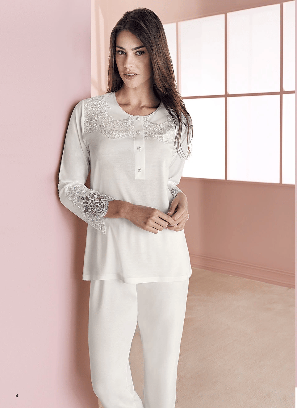 Espuar 757 Penye 3'lü Sabahlık Pijama Takımı