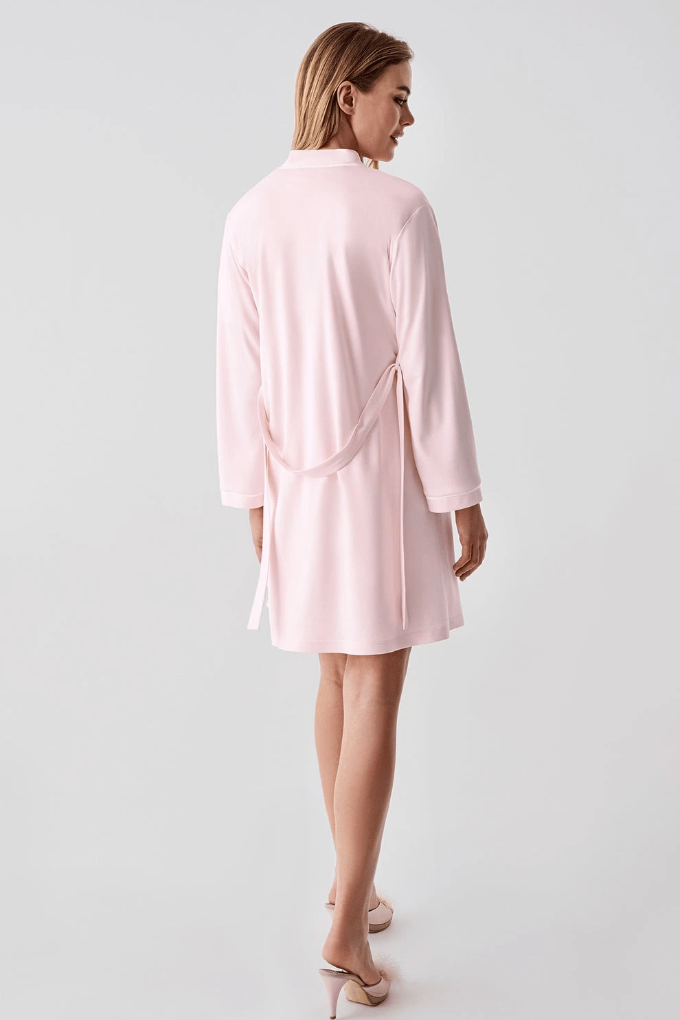 Freshness 324 Kadın 4'Lü Sabahlıklı Şorlu Pijama Takımı