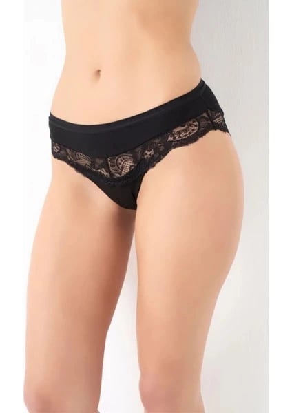 G-Box 932 Bayan Dantel Detaylı Cotton Bikini Külot