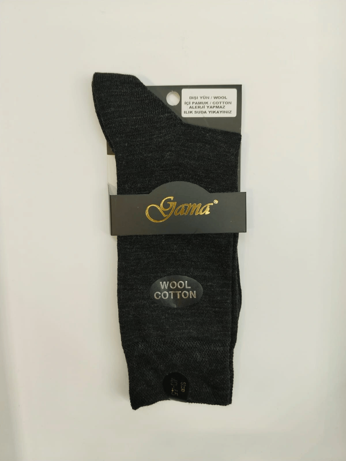Gama 382 Erkek Merinos Yün Çorap