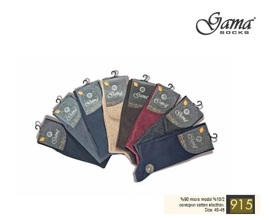 Gama 915 Erkek Mikro Modal Core Spun Pamuk Çorap