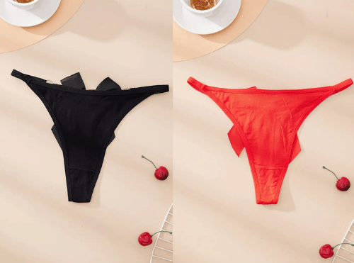 Kadın 2'li Fiyonklu Halkalı Tanga BC0044
