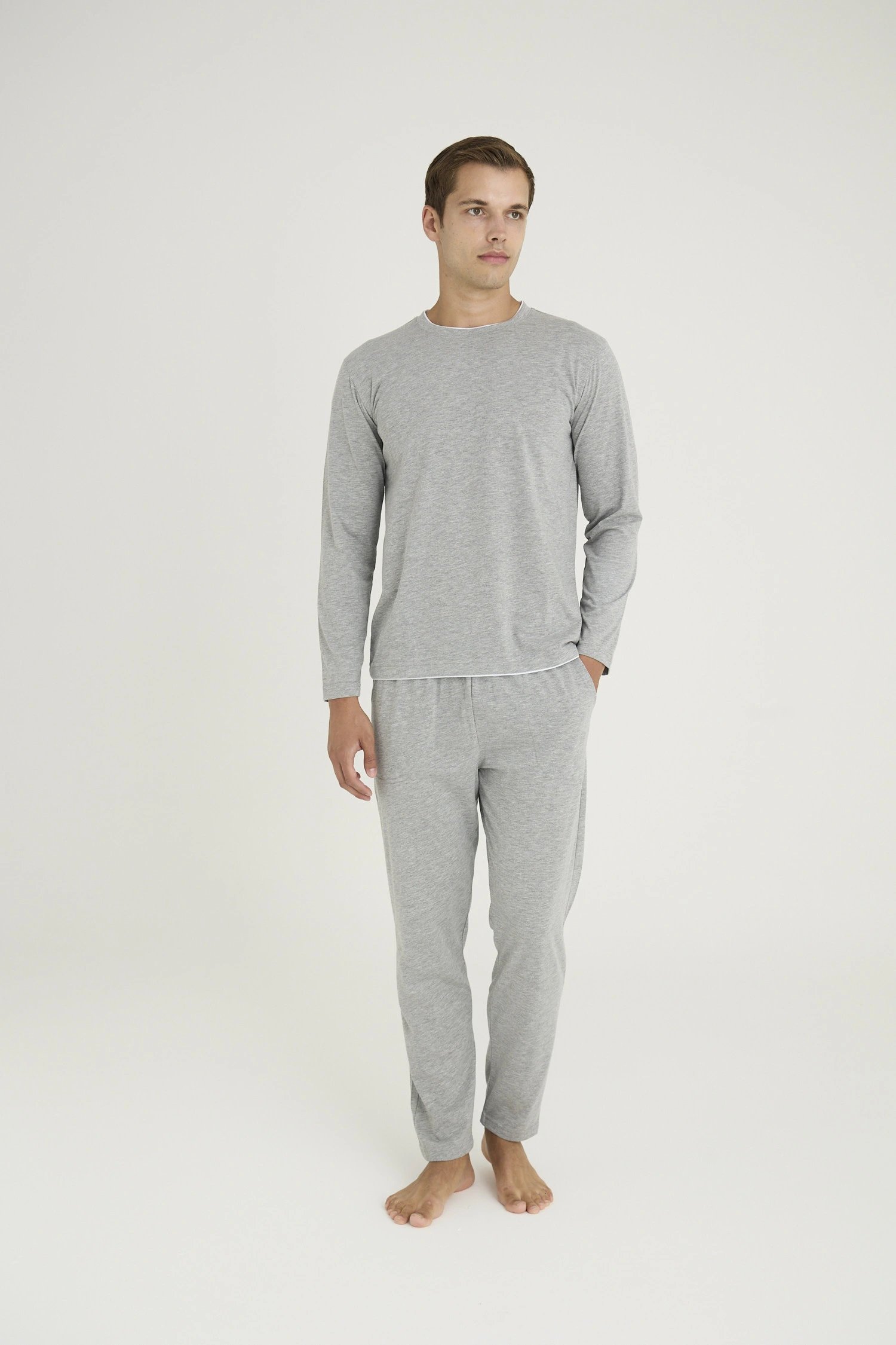 Kocabey 9222 Erkek O.Yaka Pijama Takım