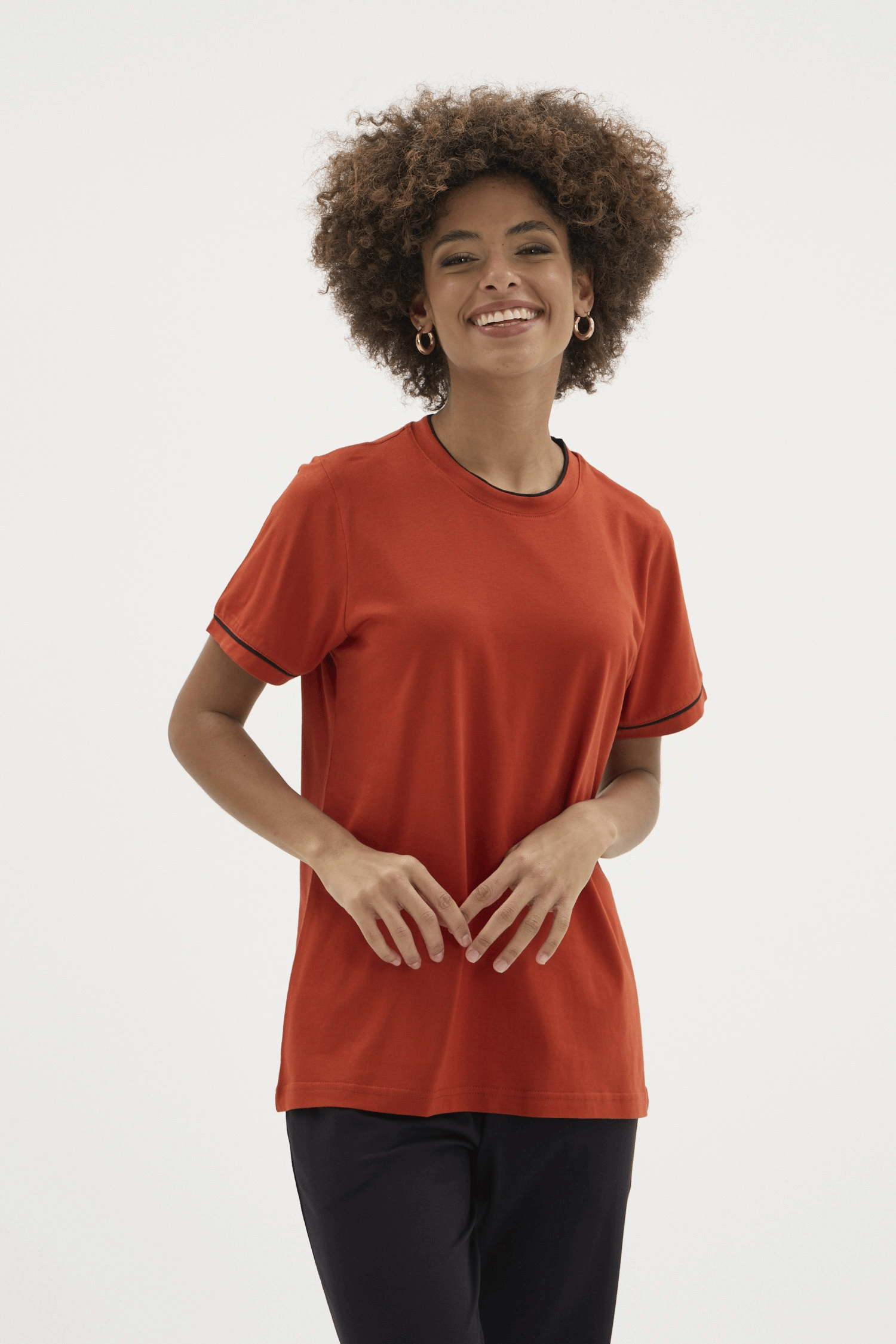 Kocabey KKT-26156K Kadın O Yaka Pijama Takımı