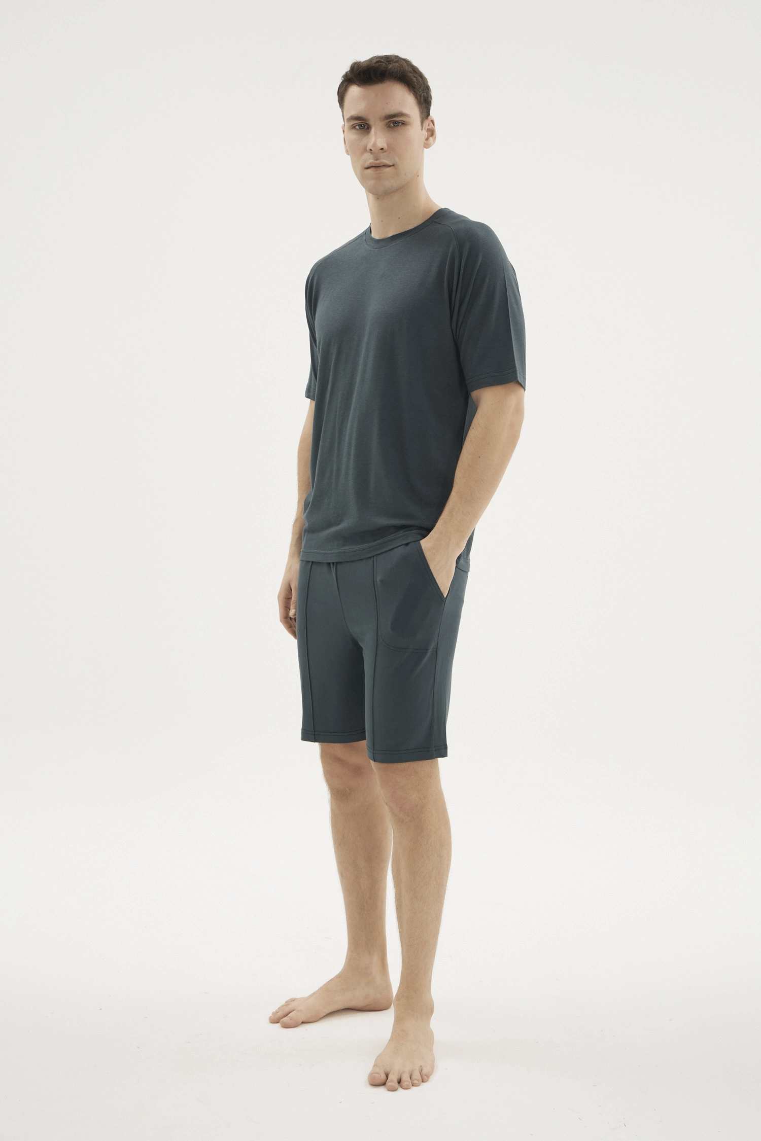 Kocabey ŞT-26211  O Yaka Şortlu Pijama Takımı