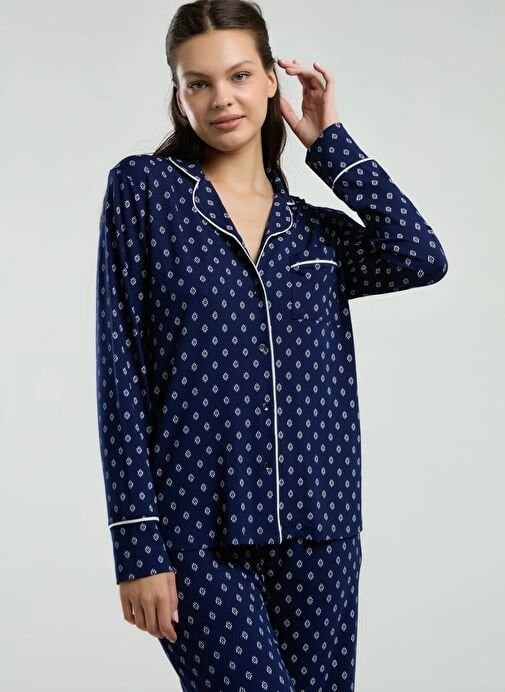 Pierre Cardin  Pc8950-S  Kadın Gömlek Pijama Takım