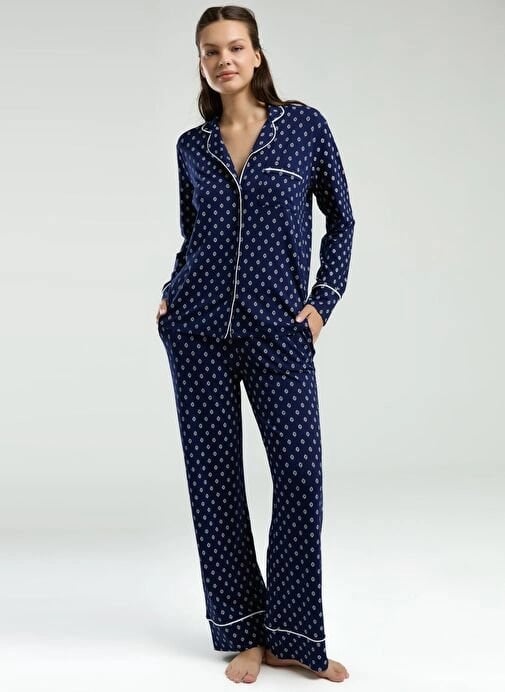 Pierre Cardin  Pc8950-S  Kadın Gömlek Pijama Takım