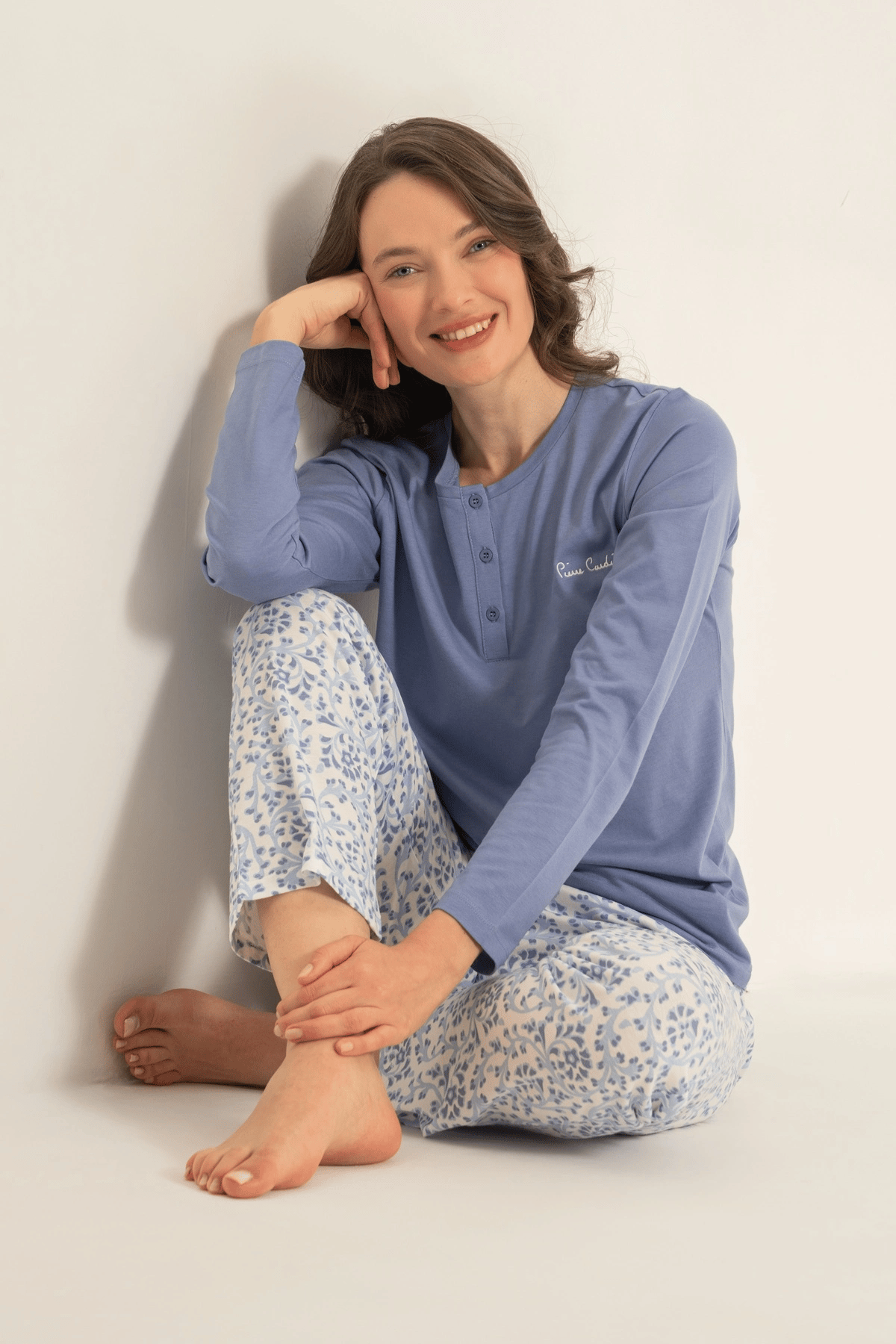 Pierre Cardin  Pc9270-S  Kadın Uzun Kollu Pijama Takımı