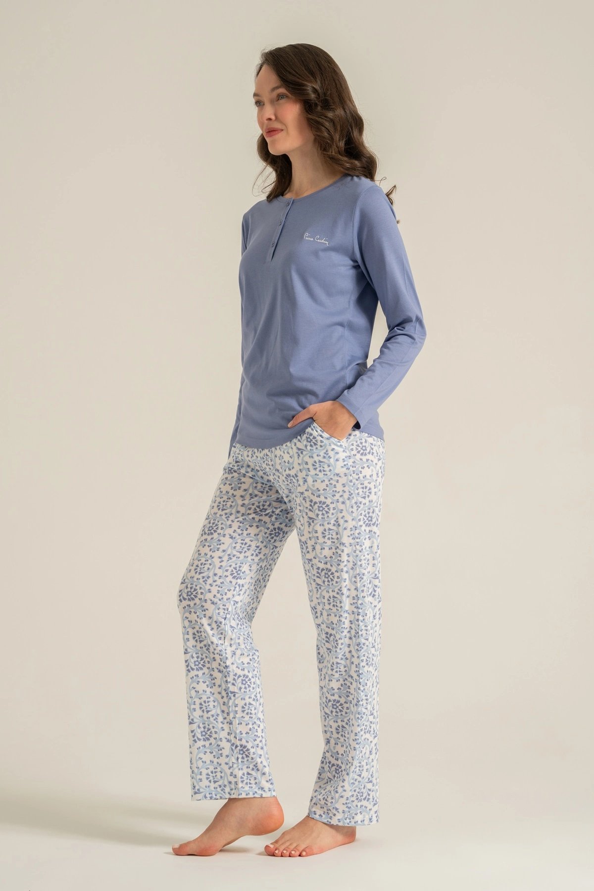 Pierre Cardin  Pc9270-X  Kadın Uzun Kollu Pijama Takımı