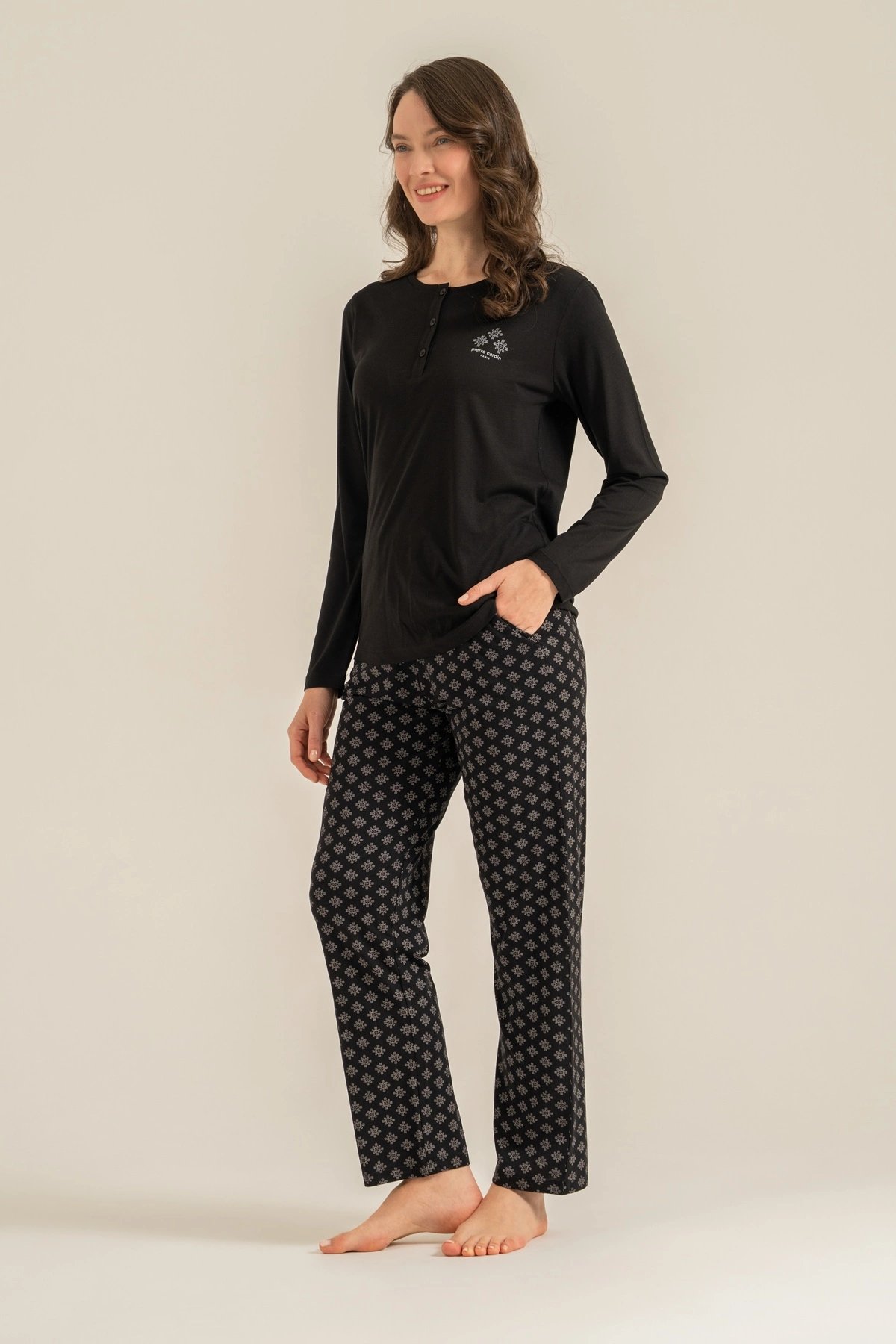 Pierre Cardin  Pc9289-S  Kadın Uzun Kollu Pijama Takımı