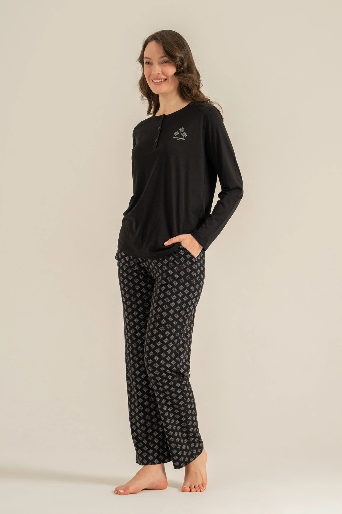 Pierre Cardin  Pc9289-X  Kadın Uzun Kollu Pijama Takımı