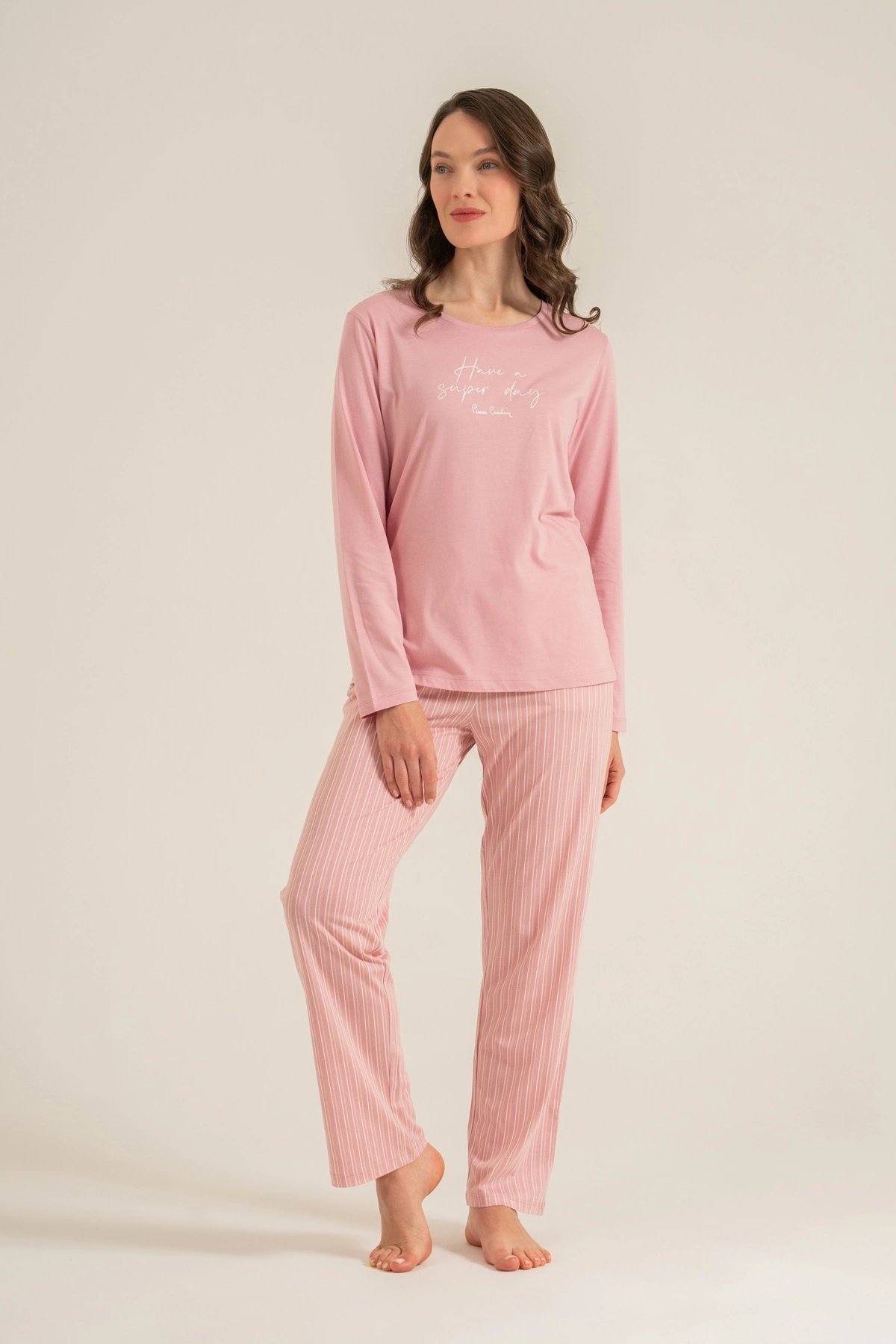 Pierre Cardin  Pc9294-S  Kadın Uzun Kollu Pijama Takımı